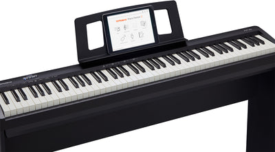 Roland FP-10-BK Portable Digital Piano With KSCFP10 Wooden Stand, Nearly New - Fair Deal Music