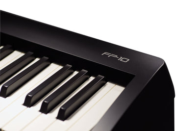 Roland FP-10-BK Portable Digital Piano With KSCFP10 Wooden Stand, Nearly New - Fair Deal Music