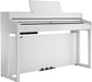 Roland HP702-WH Digital Upright Piano White Satin - Fair Deal Music