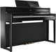 Roland HP704-PE Digital Upright Piano Polished Ebony [Display Model] - Fair Deal Music