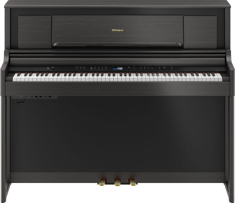 Roland LX706-CH Digital Upright Piano in Charcoal Black - Fair Deal Music