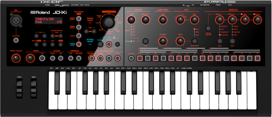 Roland JD-Xi Interactive Analog/Digital Crossover Synthesizer - Fair Deal Music