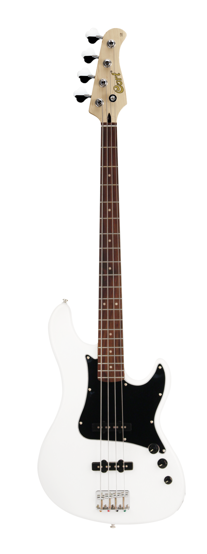 Cort GB54JJ Bass Guitar, Olympic White - Fair Deal Music
