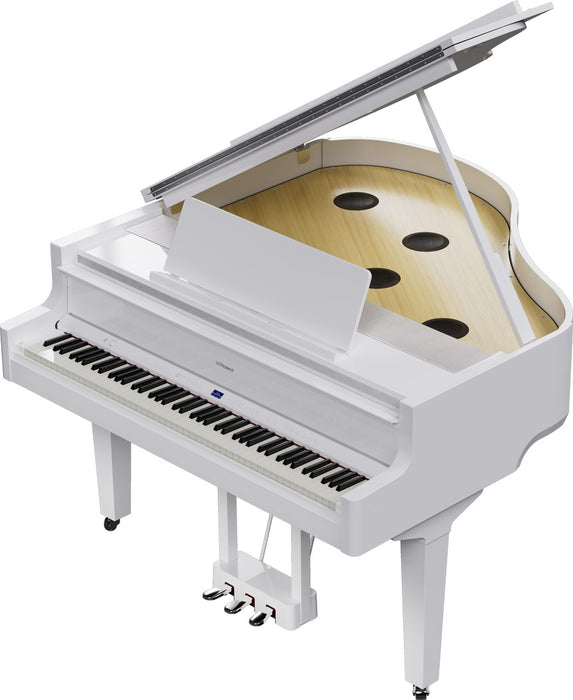 Roland GP-9M-PW Digital Grand Piano Polished White - Fair Deal Music