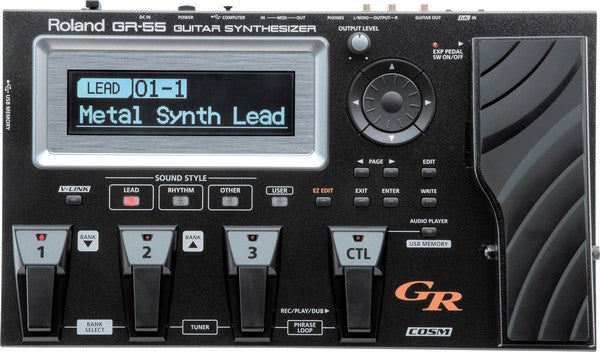 Roland GR-55 S Black Guitar Synthesizer - Fair Deal Music