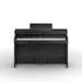 Roland HP702-CH Digital Upright Piano Charcoal Black Bundle - Fair Deal Music