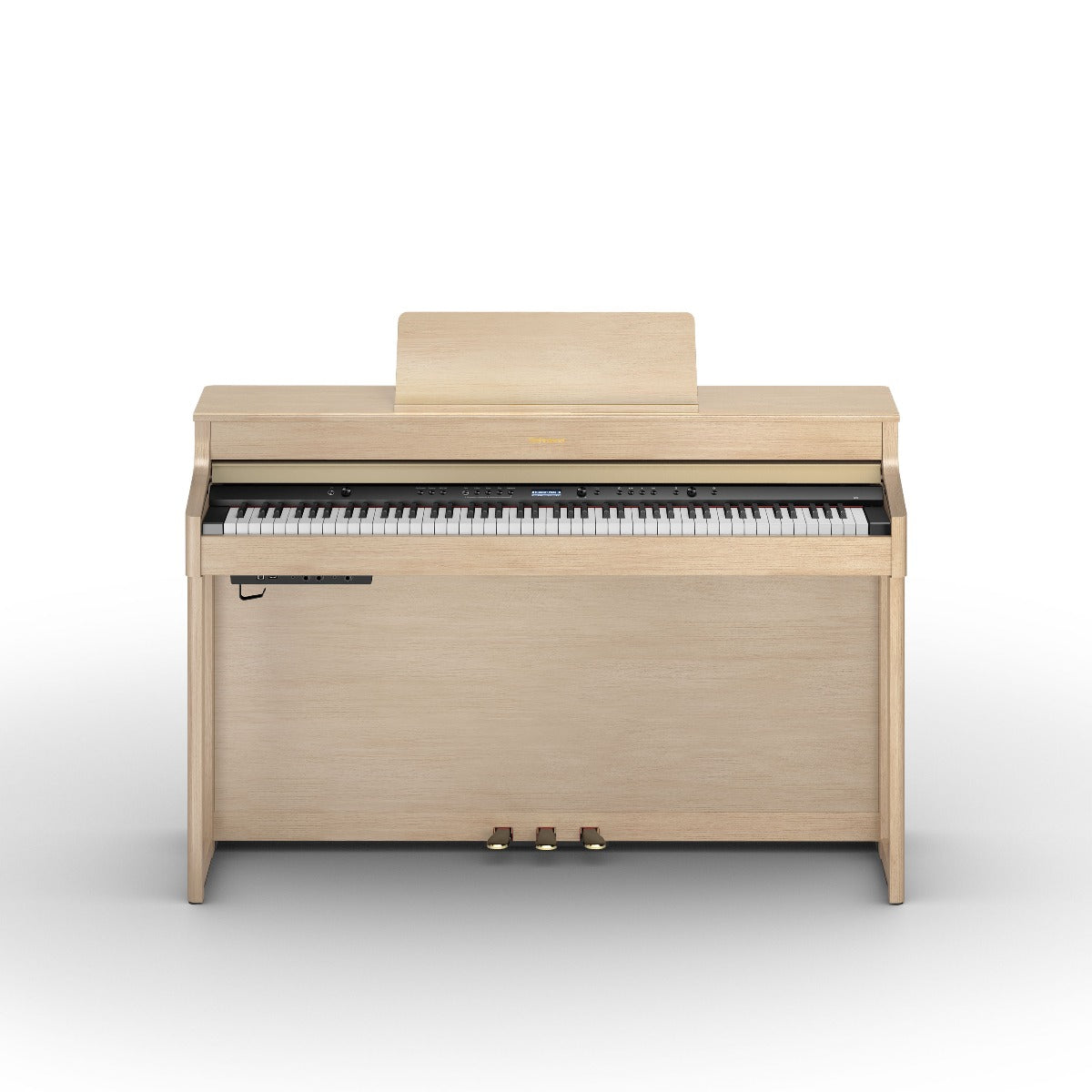 Roland HP702-LA Digital Upright Piano Light Oak Bundle - Fair Deal Music