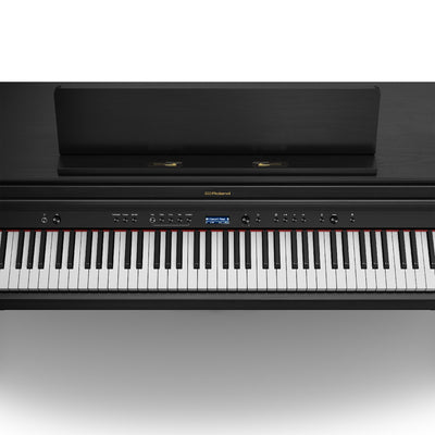 Roland HP704-CH Digital Upright Piano Charcoal Black Used - Free Local Delivery - Fair Deal Music