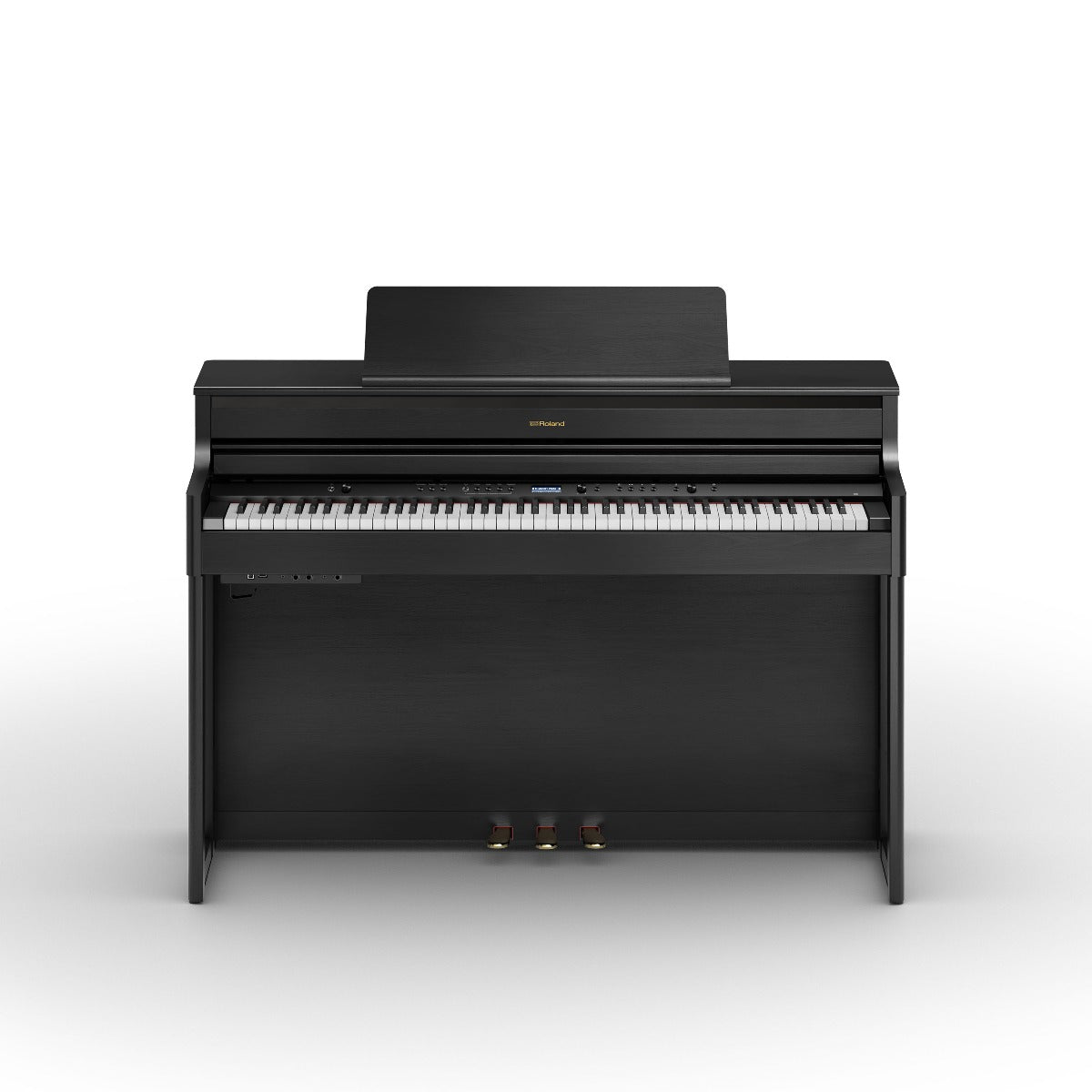 Roland HP704-CH Digital Upright Piano Charcoal Black Used - Free Local Delivery - Fair Deal Music