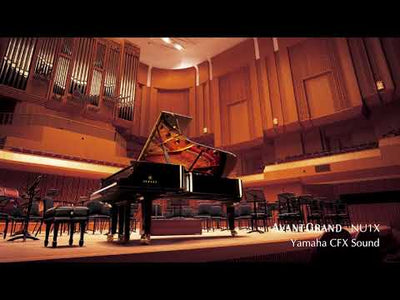 Yamaha NU1X AvantGrand Hybrid Digital Upright Piano Polished Ebony (Used) - Fair Deal Music