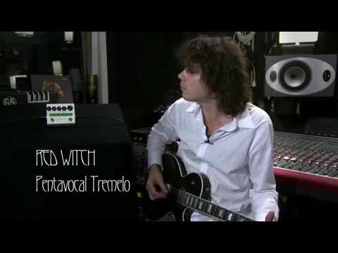 Load video: Red Witch Pentavocal Tremolo Pedal - Fair Deal Music