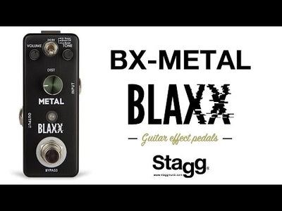 Blaxx by Stagg Guitar Effects Pedal Metal - Fair Deal Music
