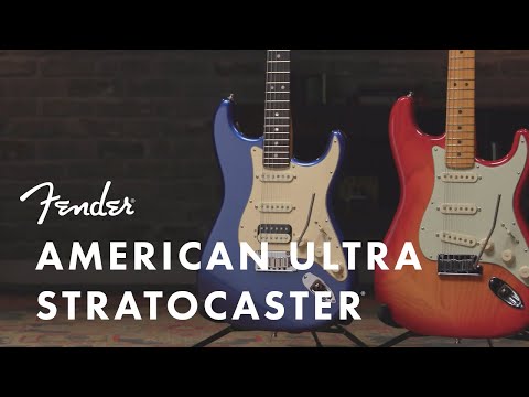 Fender American Ultra HSS Stratocaster Texas Tea, Ex Display - Fair Deal Music