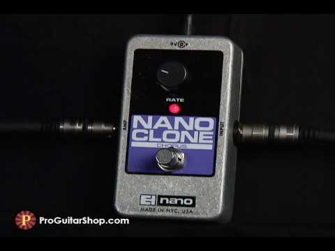 Load video: Electro Harmonix Nano Clone Analog Chorus Pedal - Fair Deal Music