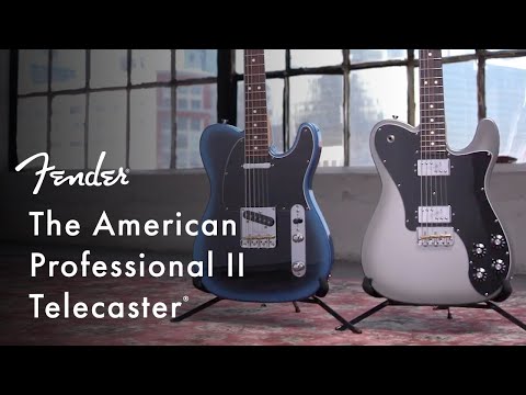 Fender American Professional II Telecaster RW, Dark Night, Electric Guitar - Fair Deal Music