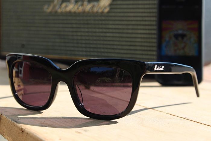 Marshall Sunglasses Lou Vinyl Dark Smokey Grey - Fair Deal Music