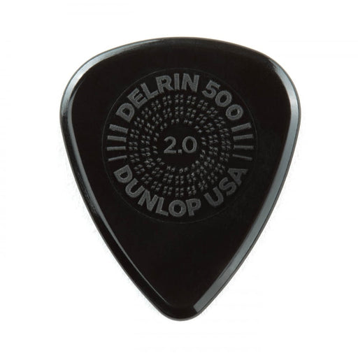 Jim Dunlop Prime Grip Delrin 500 Guitar Picks 2.0mm 12 Pack - Fair Deal Music