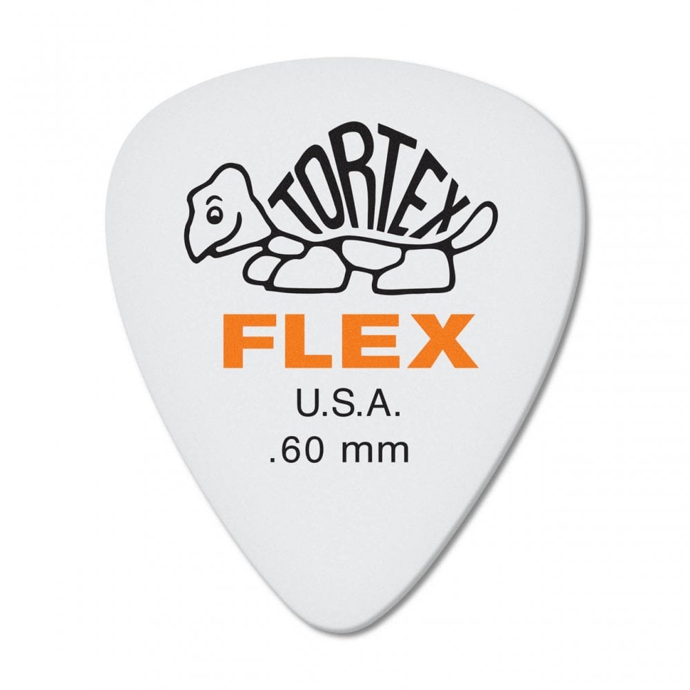 Jim Dunlop Tortex Flex Standard 0.60mm Guitar Pick 12 Pack - Fair Deal Music
