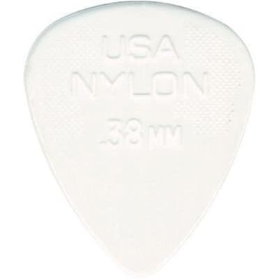 Jim Dunlop Nylon Standard 0.38mm Guitar Pick 12 Pack - Fair Deal Music