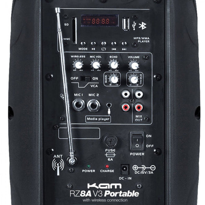KAM RZ8AP V3 Portable PA System - Fair Deal Music