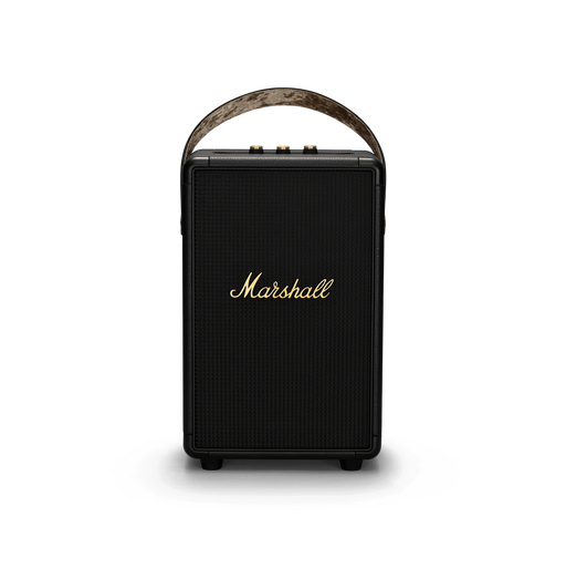 Marshall Tufton Portable Bluetooth Speaker, Black & Brass - Fair Deal Music