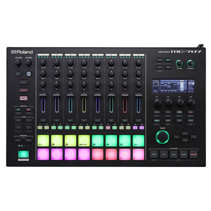 Roland MC-707 Groovebox Drum Machine, Sampler and Sequencer (Used) A3N0853 - Fair Deal Music