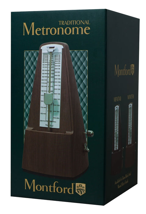 Montford MFMT30 Traditional Mechanical Metronome in Wood Effect - Fair Deal Music