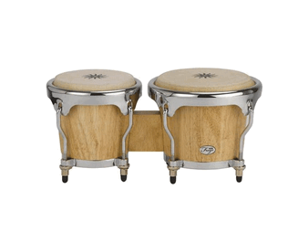 Natal Fuego Natural Wood Bongos, Natural - Fair Deal Music