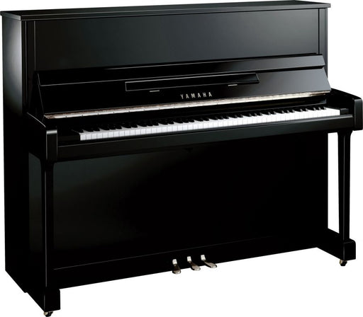 Yamaha B3 Upright Piano in Polished Ebony with Chrome Fittings - Fair Deal Music