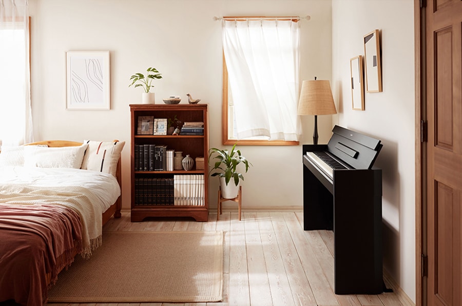 Yamaha YDP-S55B Arius Slim Digital Piano Black Walnut - Fair Deal Music