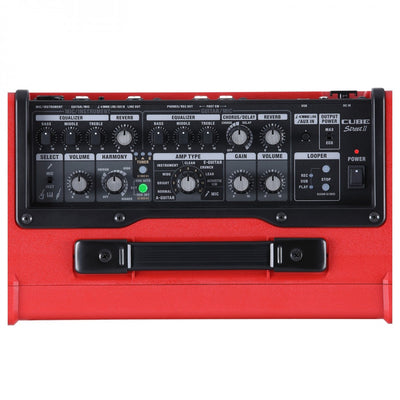 Roland Cube Street II Battery-powered Stereo Amplifier - Red - Fair Deal Music