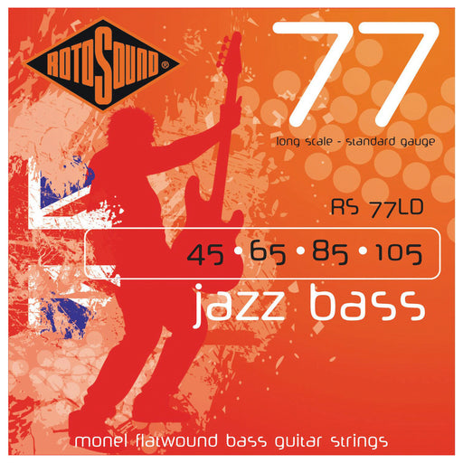 Rotosound flatwound Jazz Bass guitar strings - 45-105 RS77LD - Fair Deal Music