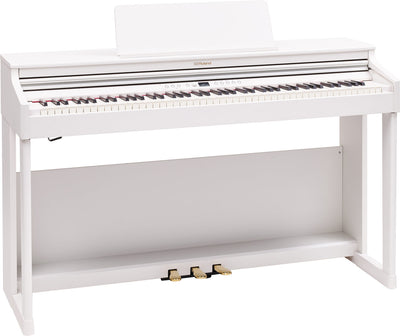 Roland RP701-WH Digital Piano in White Satin Bundle - Fair Deal Music