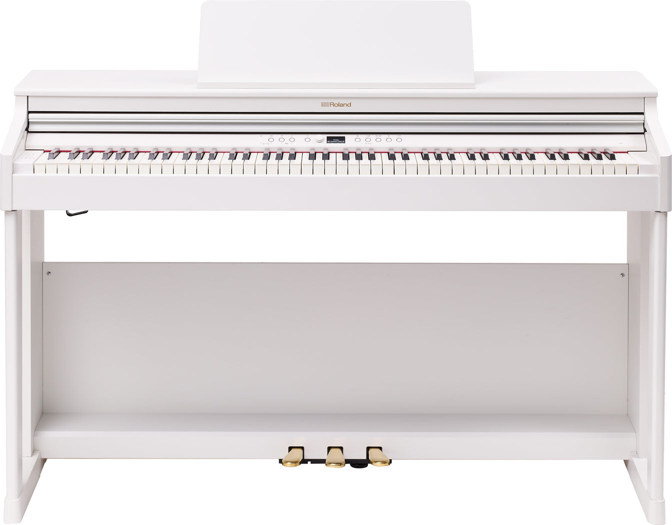 Roland RP701-WH Digital Piano in White Satin Bundle - Fair Deal Music