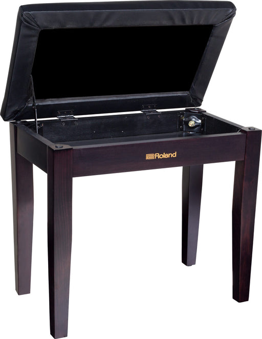Roland RPB-100BK Piano Bench with Storage in Satin Black - Fair Deal Music