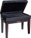 Roland RPB-400RW Adjustable Piano Bench with Storage in Dark Rosewood - Fair Deal Music
