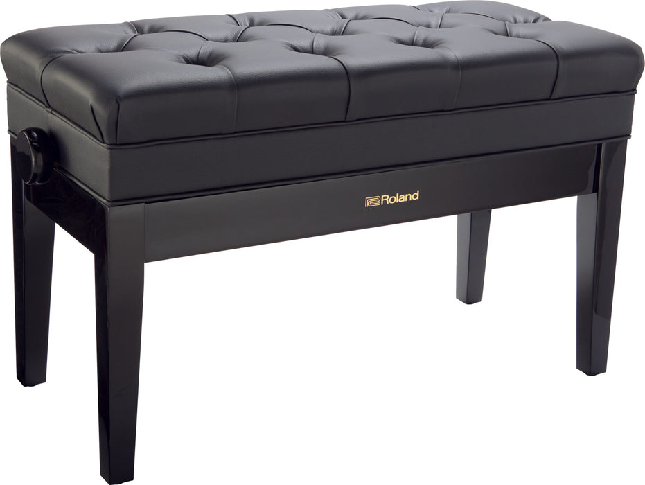 Roland RPB-D500PE Adjustable Duet Piano Bench in Polished Ebony - Fair Deal Music