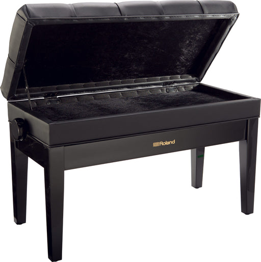 Roland RPB-D500PE Adjustable Duet Piano Bench in Polished Ebony - Fair Deal Music