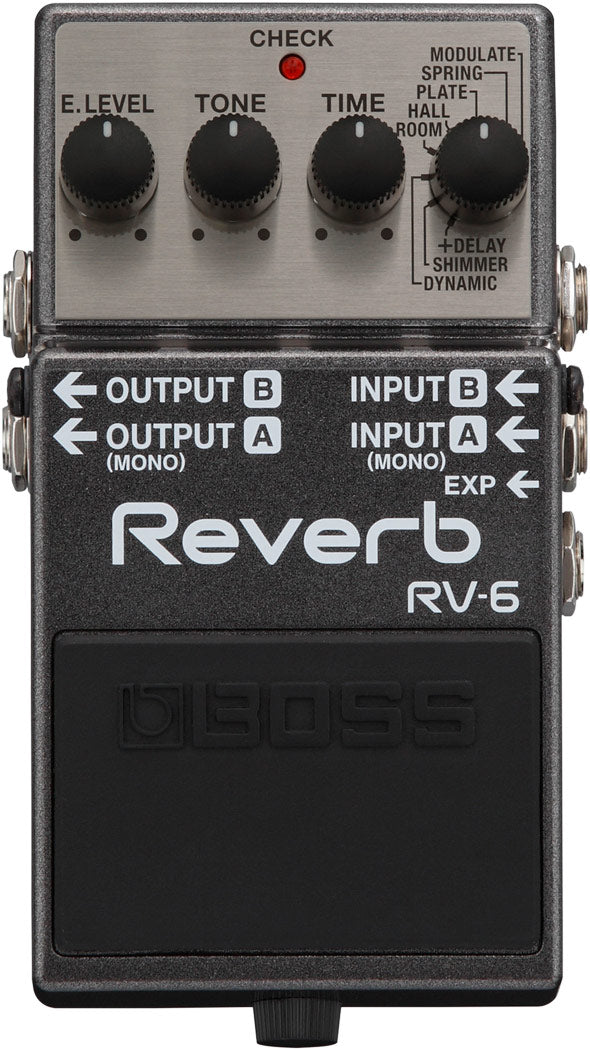 Boss RV-6 Pedal-Reverb, Nearly New - Fair Deal Music
