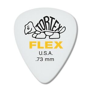 Jim Dunlop Tortex Flex Standard 0.73mm Guitar Pick 12 Pack - Fair Deal Music