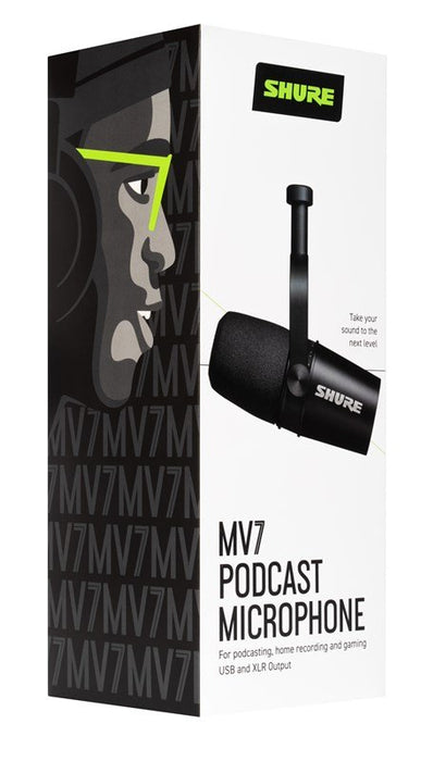 Shure MV7 Podcast Microphone Black - Fair Deal Music