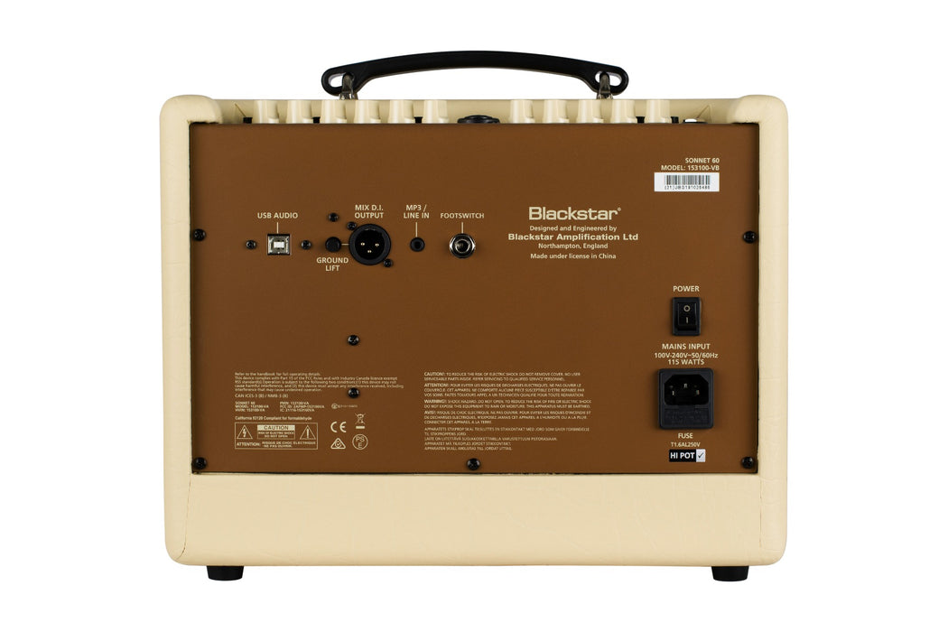 Blackstar Sonnet 60 Blonde Acoustic Amplifier - Fair Deal Music