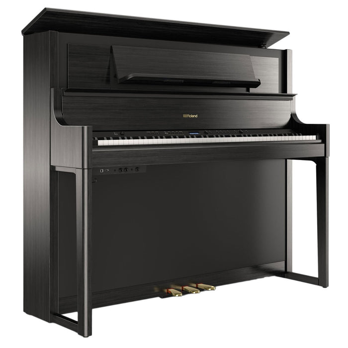 Roland LX708-CH Digital Upright Piano in Charcoal Black - Fair Deal Music