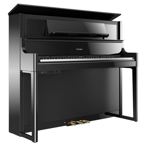 Roland LX708-PE Digital Upright Piano in Polished Ebony - Fair Deal Music