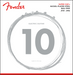 Fender Super 250 Guitar Strings, Nickel Plated Steel, Ball End, 250L Gauges 010-.046 - Fair Deal Music