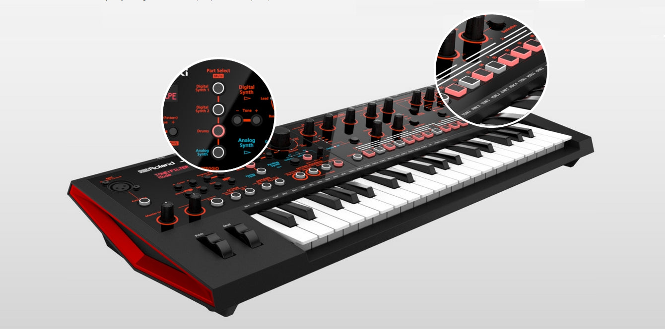 Roland JD-Xi Interactive Analog/Digital Crossover Synthesizer - Fair Deal Music