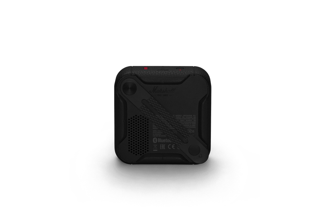 Marshall Willen Bluetooth Portable Speaker, Black & Brass - Fair Deal Music