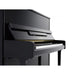 Yamaha B3 Upright with SC3 SILENT Piano™ System in Polished Ebony with Brass Fittings - Fair Deal Music