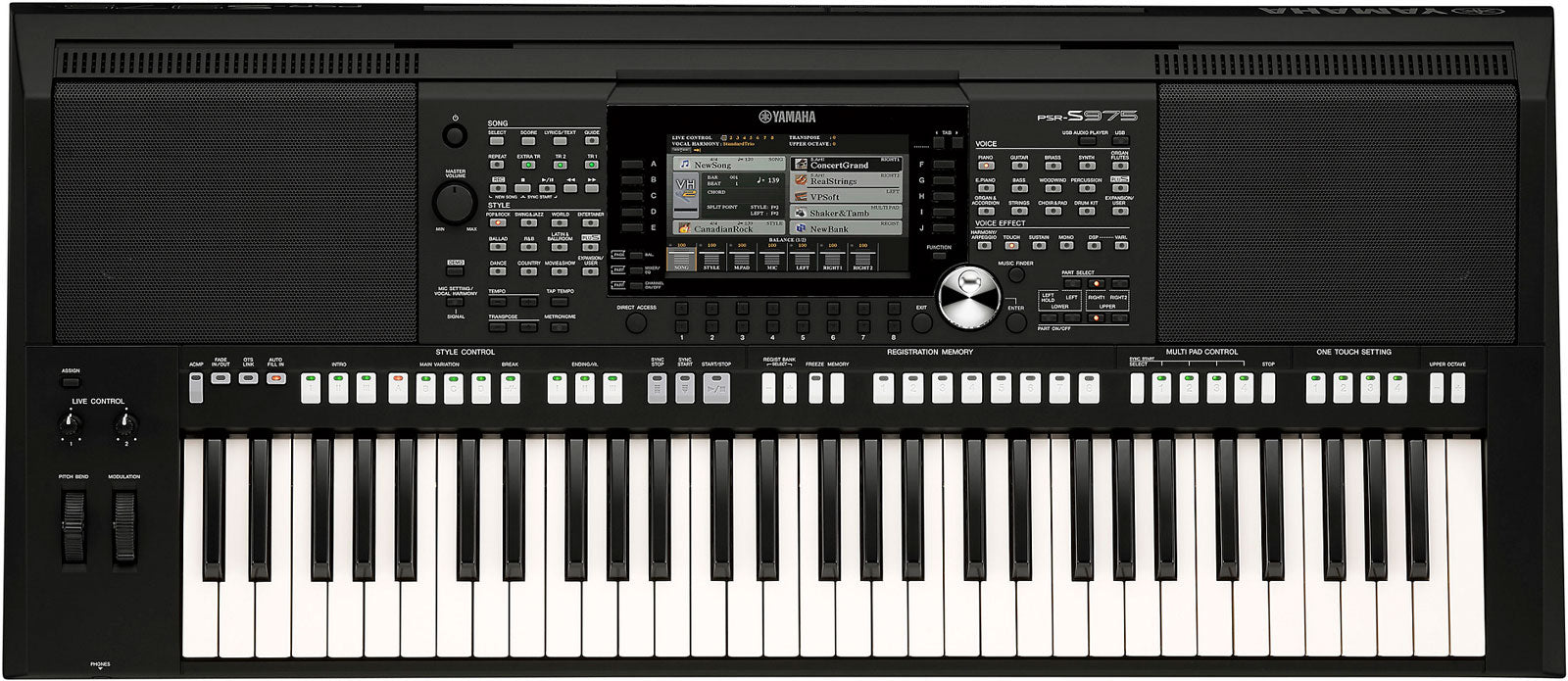 Yamaha PSR-S975 Arranger Workstation Keyboard (Used) - Fair Deal Music